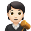 judge: light skin tone on Apple