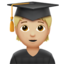 student: medium-light skin tone on Apple