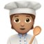 cook: medium skin tone on Apple