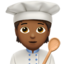 cook: medium-dark skin tone on Apple