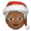 Mx Claus: medium-dark skin tone on Apple