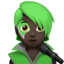singer: dark skin tone on Apple