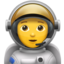 astronaut on Apple
