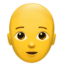 person: bald on Apple