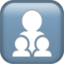 family: adult, child, child on Apple