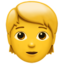 person on Apple