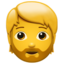 person: beard on Apple