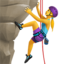 woman climbing on Apple