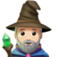 man mage: light skin tone on Apple