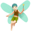man fairy: light skin tone on Apple