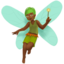 fairy: medium-dark skin tone on Apple