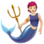 merperson: light skin tone on Apple
