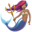mermaid: medium skin tone on Apple