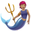 merperson: medium skin tone on Apple