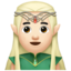 man elf: light skin tone on Apple