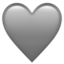grey heart on Apple