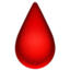 drop of blood on Apple