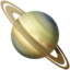 ringed planet on Apple