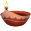 diya lamp on Apple