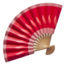 folding hand fan on Apple