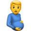 pregnant man on Apple