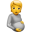 pregnant person on Apple