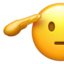 saluting face on Apple