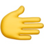 rightwards hand on Apple