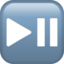 play or pause button on Apple