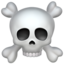 skull and crossbones on Apple
