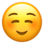 smiling face on Apple