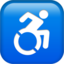 wheelchair symbol on Apple