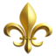 fleur-de-lis on Apple