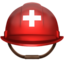 rescue worker’s helmet on Apple
