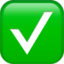 check mark button on Apple