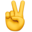 victory hand on Apple
