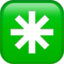 eight-spoked asterisk on Apple