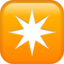 eight-pointed star on Apple
