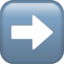 right arrow on Apple