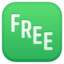 FREE button on Facebook