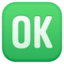 OK button on Facebook
