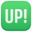UP! button on Facebook
