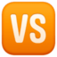 VS button on Facebook