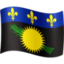 flag: Guadeloupe on Facebook
