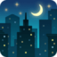 night with stars on Facebook