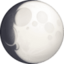 waxing gibbous moon on Facebook