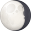 waning gibbous moon on Facebook