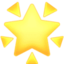 glowing star on Facebook