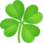four leaf clover on Facebook