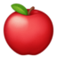 red apple on Facebook